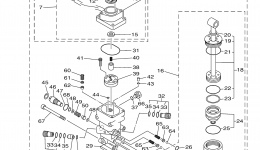 Power Trim Tilt Assy для лодочного мотора YAMAHA F40JEA_041 (0411)2006 г. 