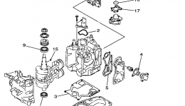 Repair Kit 1 для лодочного мотора YAMAHA F15ESHW1998 г. 