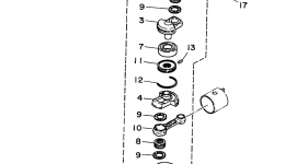 Коленвал и поршневая группа для лодочного мотора YAMAHA 6MLHW1998 г. 