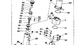 Power Trim Tilt Assy для лодочного мотора YAMAHA 40MLHQ1992 г. 