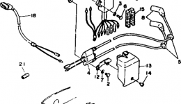 Electrical для лодочного мотора YAMAHA F9.9MLHR1993 г. 