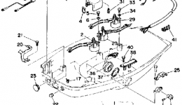 Electric Parts 2 для лодочного мотора YAMAHA PRO50LG1988 г. 