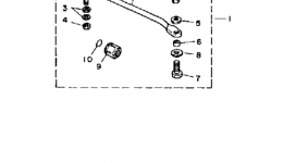 Steering Guide Attachment для лодочного мотора YAMAHA 25SF1989 г. 