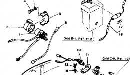 Electric Parts 1 для лодочного мотора YAMAHA FT9.9XJ1986 г. 