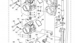 Throttle Body Assy 1 для лодочного мотора YAMAHA F225TXR (0405) 69J-1021983~1027874 LF225TXR_TUR 69K-1006907~100082006 г. 