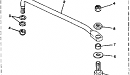 Steering Guide Attachment для лодочного мотора YAMAHA 30ELK1985 г. 