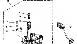 Generator (30E) для лодочного мотора YAMAHA 30MLHP1991 г. 