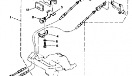 Remote Control Attachment для лодочного мотора YAMAHA FT9.9EXJ1986 г. 