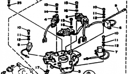 Cdi Magneto для лодочного мотора YAMAHA P50TLRR1993 г. 