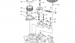 Fuel Pump Drive Gear для лодочного мотора YAMAHA LZ200TXR (0407) 6G6-1032843~ LZ200TXR 6K1-1006029~2006 г. 