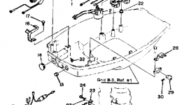 Electric Parts 2 для лодочного мотора YAMAHA 50ELJ1986 г. 