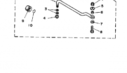 Steering Guide Attachment для лодочного мотора YAMAHA 90ETLG-JD1988 г. 