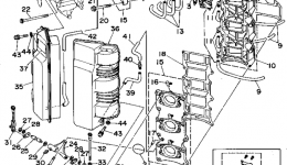Intake для лодочного мотора YAMAHA L225TXRT1995 г. 