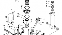 Repair Kit 3 для лодочного мотора YAMAHA 115ETLD_JD (115ETLD-JD)1990 г. 