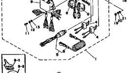 Optional Parts Rigging Accessories-Component Parts для лодочного мотора YAMAHA L150ETXJ1986 г. 