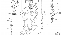 Repair Kit 2 для лодочного мотора YAMAHA F115TLRA2002 г. 