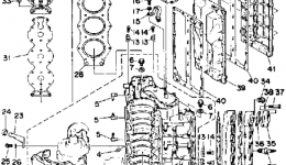 Crankcase Cylinder для лодочного мотора YAMAHA L200ETXG1988 г. 