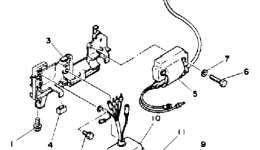 Electric Parts для лодочного мотора YAMAHA 4MSHQ1992 г. 