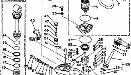 Power Trim Tilt Assy (453824 -) для лодочного мотора YAMAHA 90ETLK1985 г. 