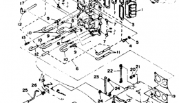 Intake для лодочного мотора YAMAHA L130TXRP1991 г. 