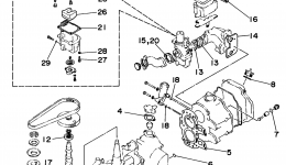 Repair Kit 1 для лодочного мотора YAMAHA T9.9ELHU1996 г. 