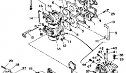 Intake Carburetor for лодочного мотора YAMAHA C55ELRQ1992 year 