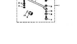 Steering Guide Attachment для лодочного мотора YAMAHA 25MLHP1991 г. 