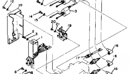 Electric Parts for лодочного мотора YAMAHA 40ELN1984 year 