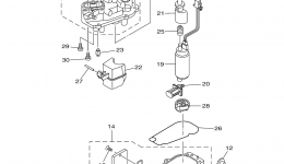 Fuel Injection Pump 1 для лодочного мотора YAMAHA F115JA_061 (0611)2006 г. 