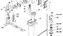 Repair Kit for лодочного мотора YAMAHA 8MLHS1994 year 