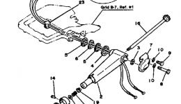 Steering для лодочного мотора YAMAHA 25ELK1985 г. 