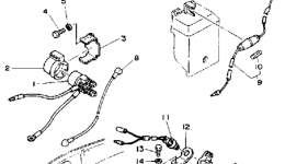Electric Parts (Ft9.9E) для лодочного мотора YAMAHA FT9.9ERLD1990 г. 