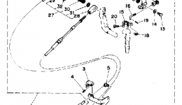 Remote Control Attachment для лодочного мотора YAMAHA 8LD1990 г. 