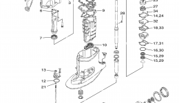 Repair Kit 2 для лодочного мотора YAMAHA F70LA_0411 (0411)2006 г. 