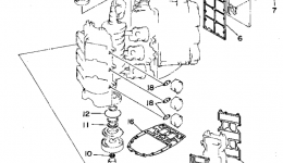 Repair Kit 1 для лодочного мотора YAMAHA L250TXRT1995 г. 