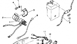 Electric Parts (Ft9.9E) для лодочного мотора YAMAHA FT9.9EXG1988 г. 