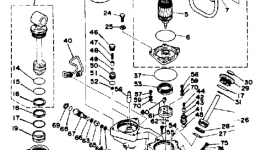 Power Trim Tilt Assy для лодочного мотора YAMAHA PROV150J1986 г. 