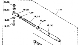 Steering Guide Attachment для лодочного мотора YAMAHA C40MSHR1993 г. 