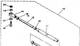 Steering Guide Attachment для лодочного мотора YAMAHA C115TLRR1993 г. 