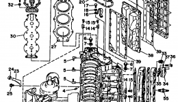 Cylinder Crankcase для лодочного мотора YAMAHA L150TXRS1994 г. 