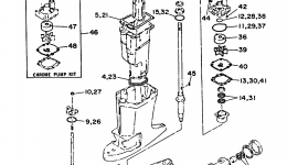Repair Kit 2 для лодочного мотора YAMAHA S115TLRU1996 г. 