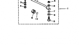Steering Guide Attachment для лодочного мотора YAMAHA 50ESH1987 г. 