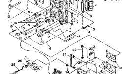 Intake для лодочного мотора YAMAHA L130ETXF1989 г. 