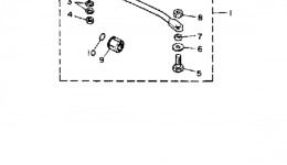 Steering Guide Attachment для лодочного мотора YAMAHA C30ELRQ1992 г. 