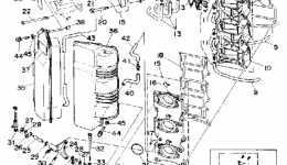Intake для лодочного мотора YAMAHA 250TXRQ1992 г. 