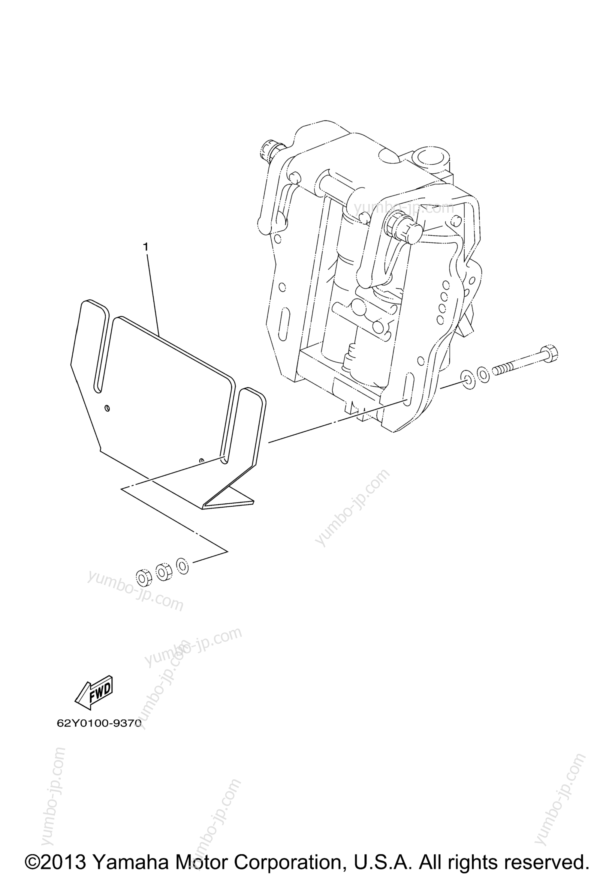 Optional Parts 1 for outboards YAMAHA F50TLRY 2000 year
