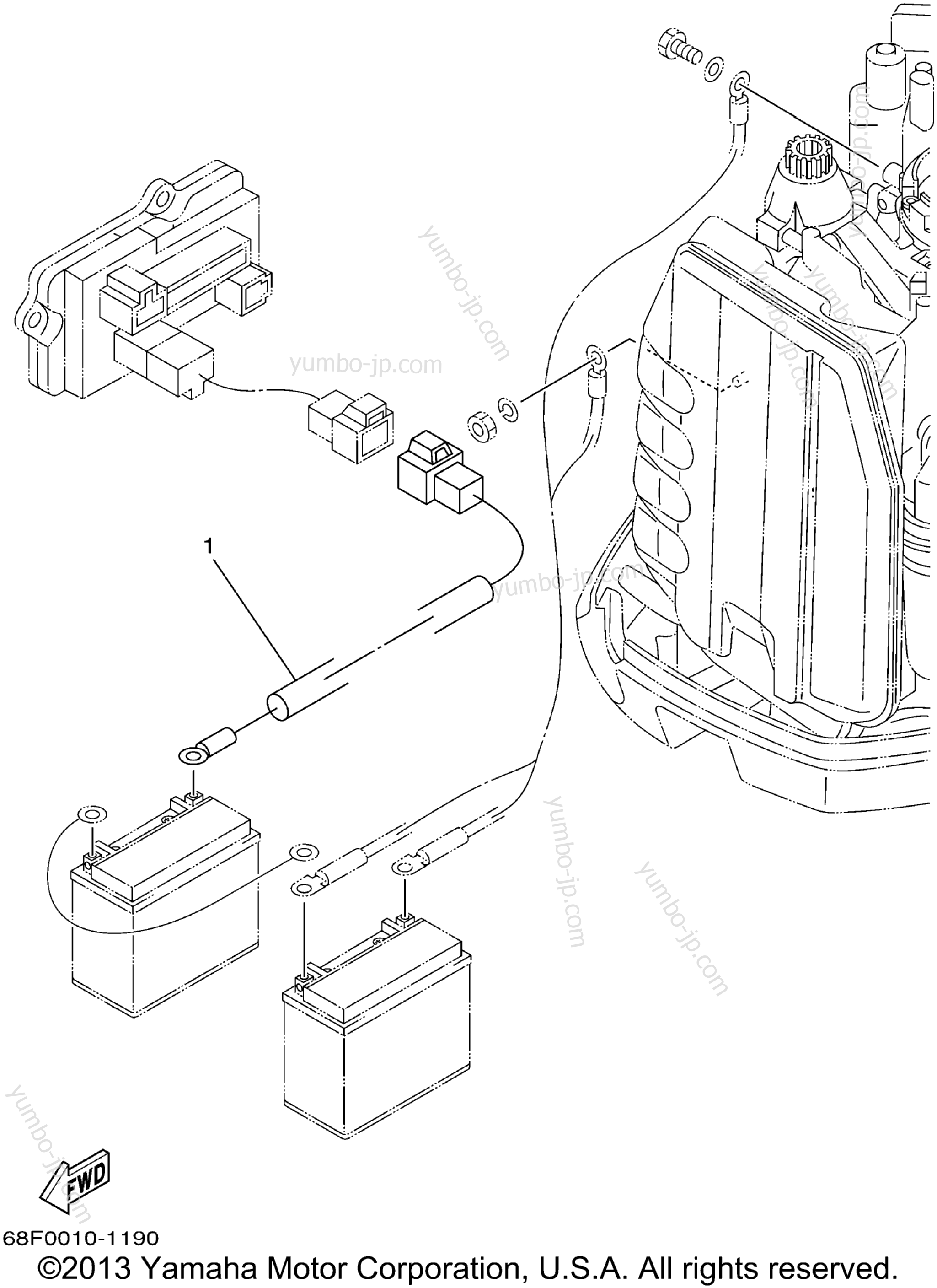 Опции для лодочных моторов YAMAHA VZ150TLRA 2002 г.