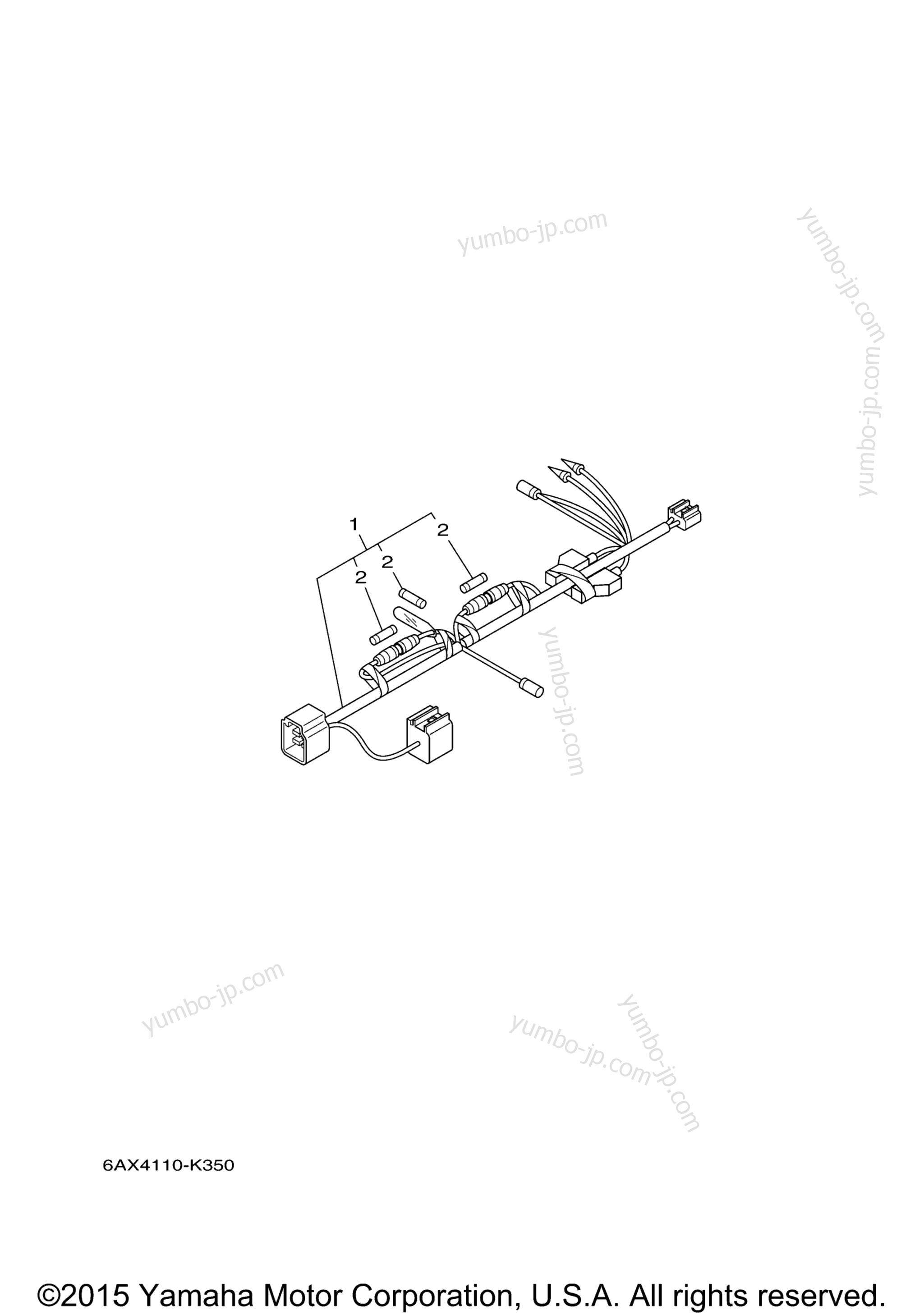 Optional Parts 1 for outboards YAMAHA LF250UCA (0115) 2006 year