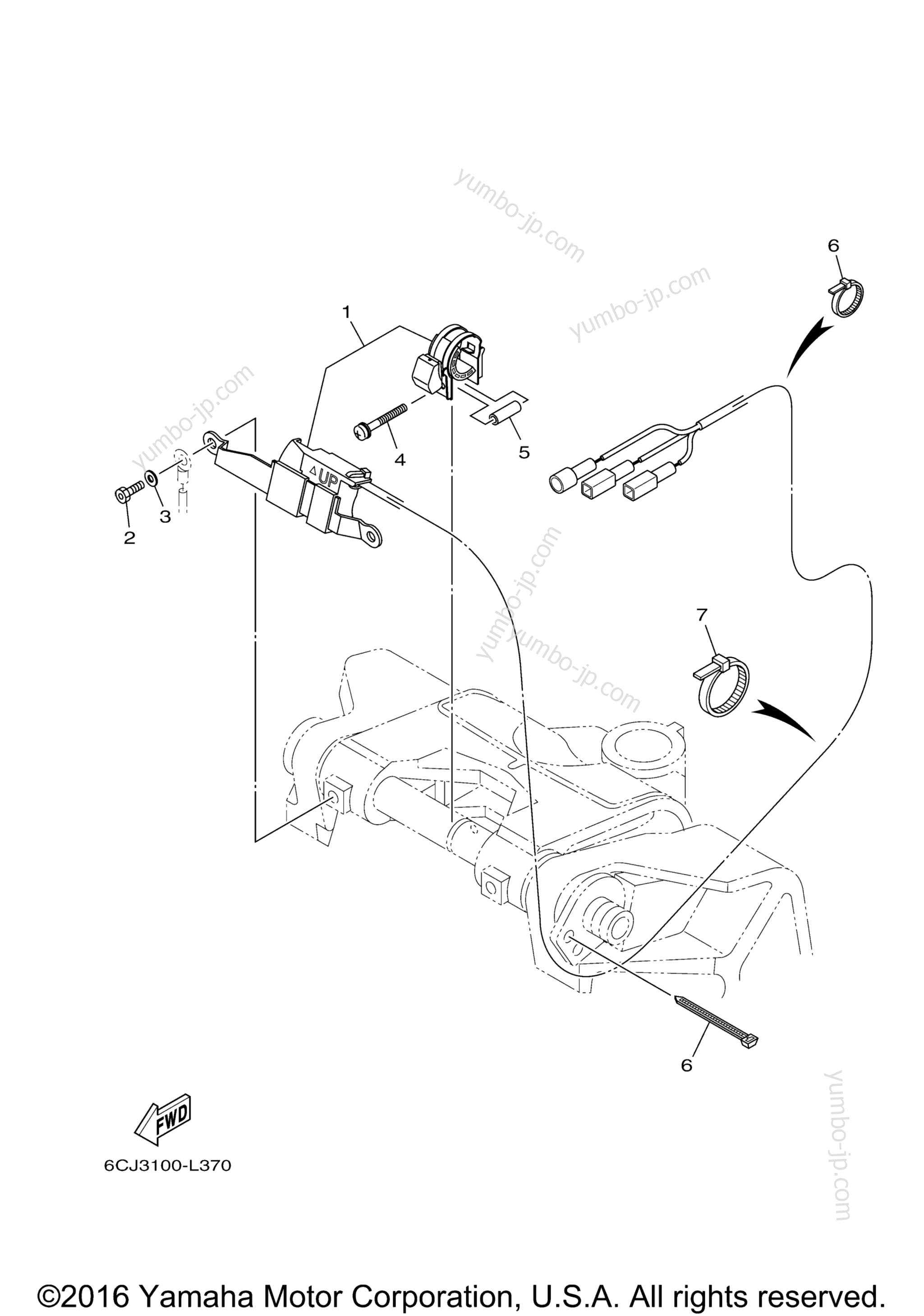 Optional Parts 2 для лодочных моторов YAMAHA F60LB (0116) 2006 г.