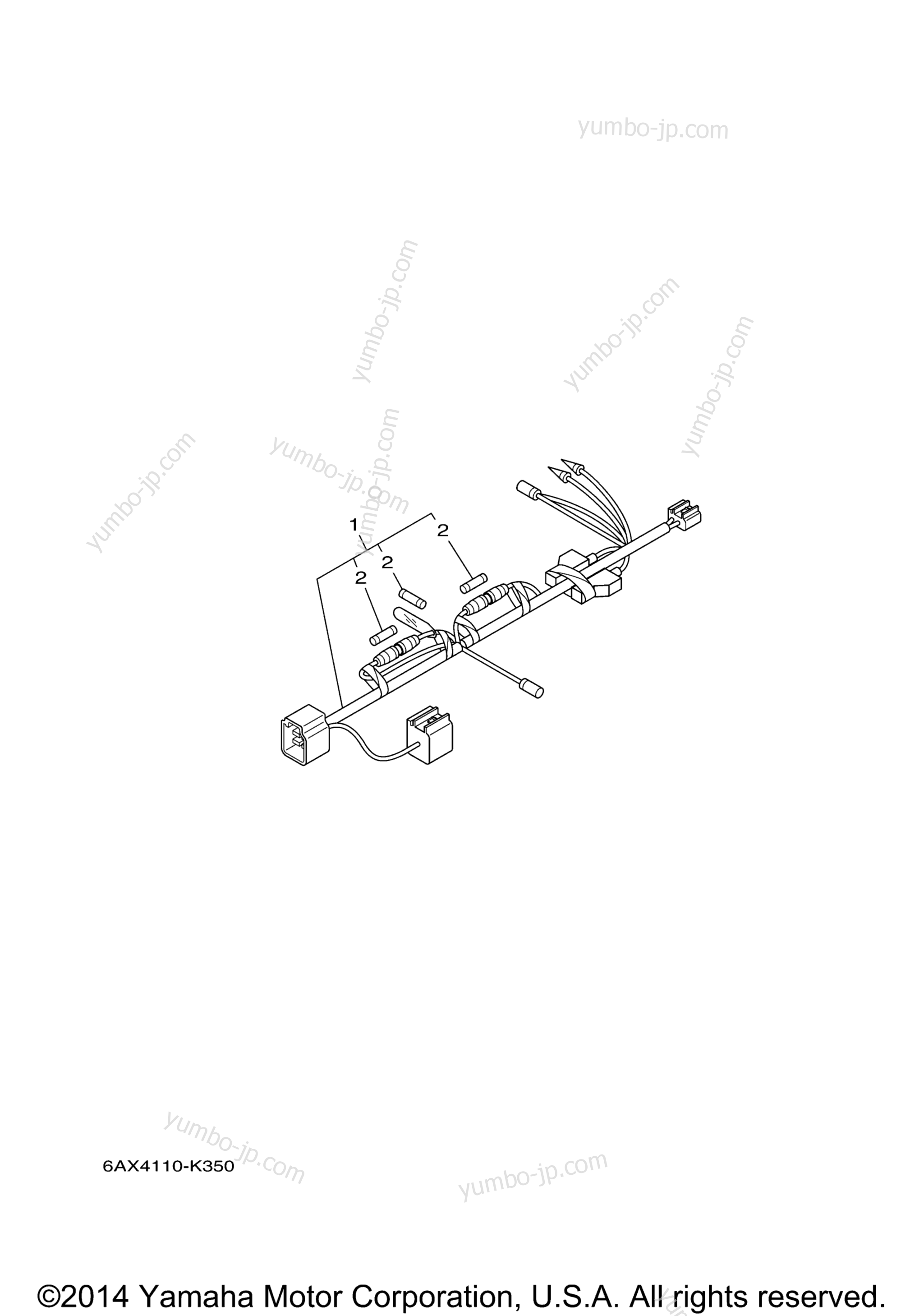 OPTIONAL PARTS for outboards YAMAHA FL350AET1X (0410) 2006 year